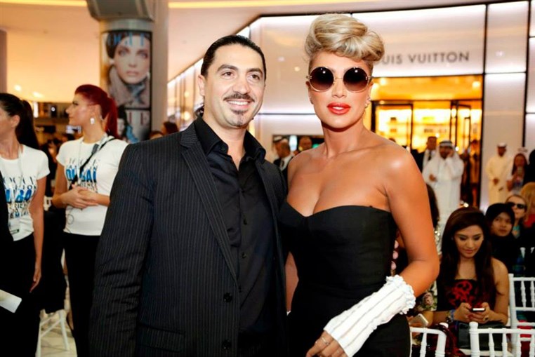 Maya Diab in Dubai Fashion Week 
